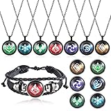 XUBWVW [7 Stück] Genshin Impact Halskette und [1 Stück]...
