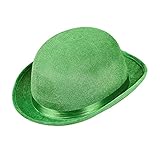 Widmann 14351 - Bowler St. Patricks Day, aus Samt, Grün, Hut,...