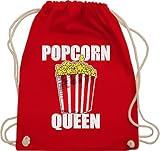 Turnbeutel Rucksack - Karneval & Fasching - Popcorn Queen - Knallmais...