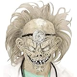 Lively Moments Halbmaske Zombie Doktor mit Haar / Zombiemaske /...