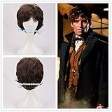 Fantastic Beasts and Where to Find Them Newt Scamander Brown Curly...
