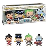 Funko Pop! Animation: One Piece 4 Pack (GW) (Exc), Sammelfigur Action...