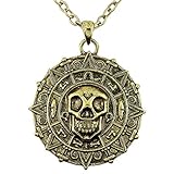 Widmann 46747 - Halskette mit Totenkopfkompass, Schmuck, Halsband,...