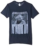 Star Wars Herren Worte der Weisheit T-Shirt, Heather Navy, XXL