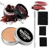 DE'LANCI Sfx Makeup Kit,Modellierung Narbe Wachs 2.1Oz+ Fake Blut...