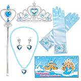 Joy Bang ELSA Prinzessin Kostüme Zubehör, Set 8 Dress Up Accessoires...