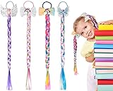 YHSKJCD Haarreif Prinzessin Zopf, 4 Stück Dress Up Zubehör Mädchen...
