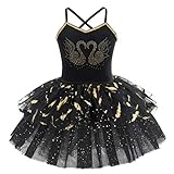 IMEKIS Mädchen Ballett Tanzkleid Ärmellose Prinzessin Schwan...