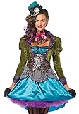 shoperama Damen Kostüm Leg Avenue - Deluxe Mad Hatter - Alice im...