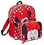 Disney Minnie Mouse Rucksack mit Lunchpaket für Mädchen,...