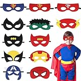 Tuklye 10 Stück Superhelden Masken Superhelden Party Maske Geburtstag...