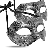 FUMUM 3D Vintage Venezianische Maske für Herren Damen, Maskerade...