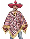 Mexikaner Alechandro Kostüm Poncho - Toll zu Mexiko Mottoparty und...