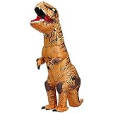 Zi Xi & Zi Qi T-Rex Alien Inflatable Dinosaur Mascot Party Costume...