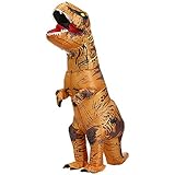 JASHKE Trex Kostüm Aufblasbares Dinosaurier Kostüm Dino Kostüm T...