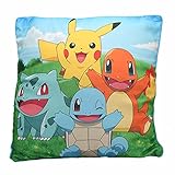 Pokemon | Starter Team | Kinder Kissen 40 x 40 cm | Dekokissen