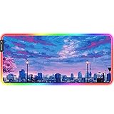Bimormat Anime XXL RGB Mauspad, LED Large Mouse Mat,900x400x3mm,10...
