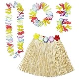 Widmann - Kostümset Hawaii, Hawaiirock mit Blumengürtel,...