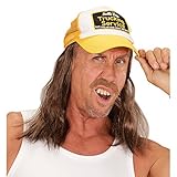 NET TOYS Trucker Basecap mit Haaren Rednecks Baseball Kappe LKW Fahrer...