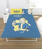 FALLOUT Bettwäsche-Set, Polybaumwolle, Mehrfarbig, Doppelbett,...