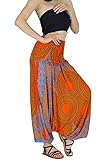 YOUR COZY Haremshose für Damen, Hippie-Boho-Kleidung, Mc Hammer-Hose,...