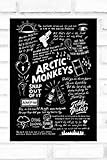 Hewson The Arctic Monkeys Doodle Lyric Poster – Arctic Monkeys Druck...