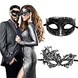 Venezianische Maske,Paar Maske,Maskerade Ball Maske,Prom Mask,Luxury...