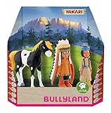 Bullyland 43309 - Spielfiguren Set Indianer Yakari, Regenbogen und...