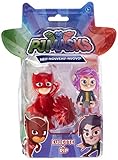 Simba 109402225 PJ Masks Figuren Set Eulette mit Rip, Unisex-Kinder