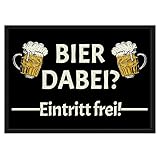 PR Print Royal Lustige Fußmatte mit Spruch für die Haustür - Bier...