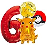 Pikachu Luftballons Geburtstag Happy Birthday Banner Riesen...