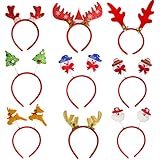 LAPONO 9* Weihnachtskopfbedeckung Weihnachts Kopfschmuck Weihnachten...