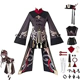 YZGAH Spiel Genshin Hu Tao Cosplay Kostüme Outfit Full Set Dress Up...