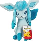 Pokemon Kuscheltier Glaceon Glaziola 20 cm – Plüschtier – Neue...