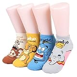 Worldlook Women's Disney Animation Ankle Socks 4 Pairs - Timon &...