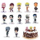 Naruto Figuren,12 Pcs Naruto Tortendeko,Naruto Cake Topper,Cupcake...