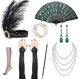 Nabance 20er Jahre Accessoires Gatsby Accessoires Damen 20er Jahre...