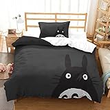 OROXCO Studio Ghibli Anime Poster Microfaser Quiltbezug Set,...