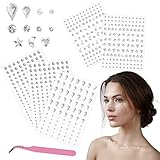 Annhao Self-Adhesive Glitter Stones, 668 Stück Glitzersteine...