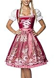 Dirndl Kleid Kostüm mit Schürze Minidirndl mit Stickereien...