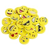 Emoji Kinder Radiergummi 144 Stücke Smiley Radierer Spielzeug...