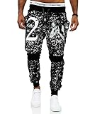 OneRedox Herren Jogginghose Sporthose Männer Tupac 2 Pac...