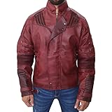 Herren Guardians Superheld Cosplay Star Distressed Lord Red Maroon...