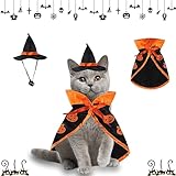 Halloween Haustier Umhang, Halloween Kürbis Haustier Umhang, Hunde...