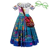 Lito Angels Encanto Mirabel Kleid Kostüm Verkleidung mit Tasche und...