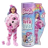 Barbie HJL59 - Cutie Reveal Puppe mit Faultier-Kostüm, Traumland...