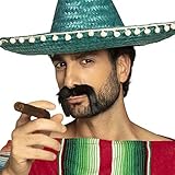 Boland - Bart, selbstklebend, Polyester, Accessoire, Make Up, Kostüm,...