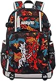 Roffatide Anime Rucksack für Naruto-Fans Schultasche Print Rucksack...