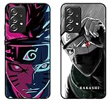 [2 Stück] für Samsung Galaxy A53 5G Hülle (6,5'),Cool Cartoon Anime...