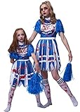 IKALI Mädchen Zombie Cheerleader Kostüm, Mädchen Senior...